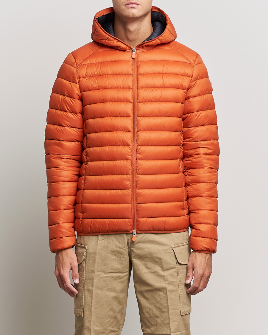Herren | Jacken | Save The Duck | Donald Lightweight Padded Hooded Jacket Ginger Orange