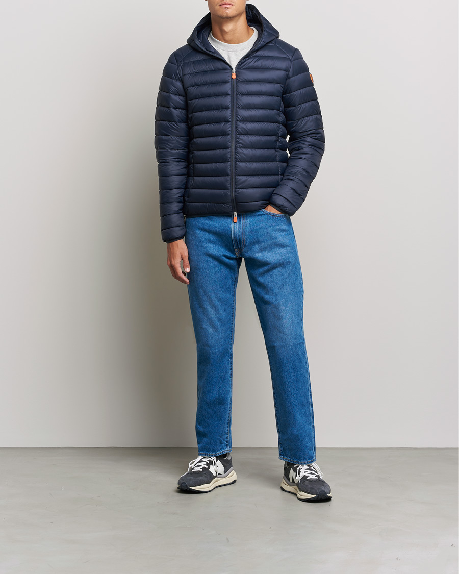 Herren | Jacken | Save The Duck | Donald Lightweight Padded Hooded Jacket Blue Black