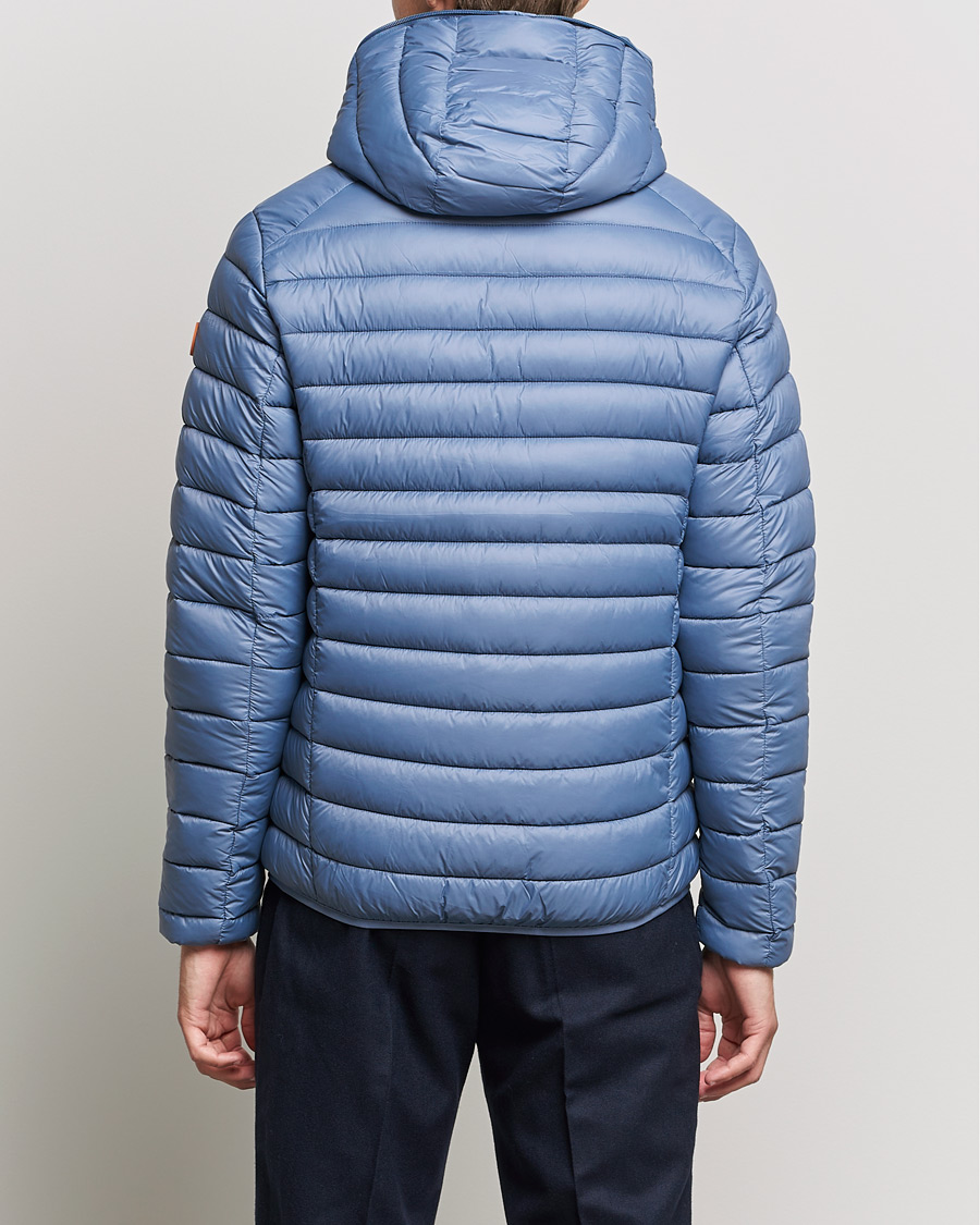 Herren | Jacken | Save The Duck | Donald Lightweight Padded Hooded Jacket Stone Blue