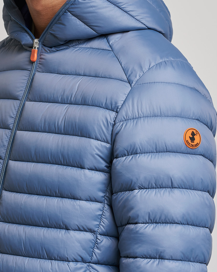 Herren | Jacken | Save The Duck | Donald Lightweight Padded Hooded Jacket Stone Blue