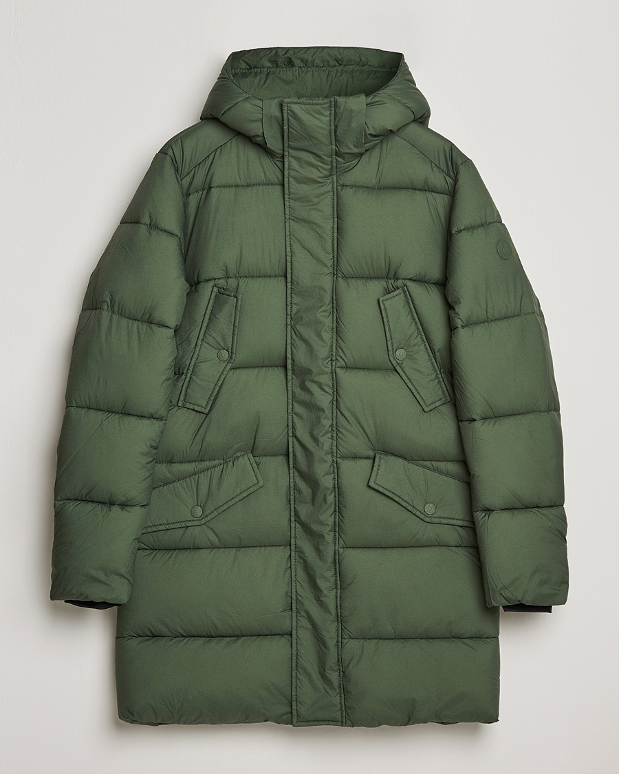 Herren | Jacken | Save The Duck | Jeremy Crinkle Nylon Parka Thyme Green