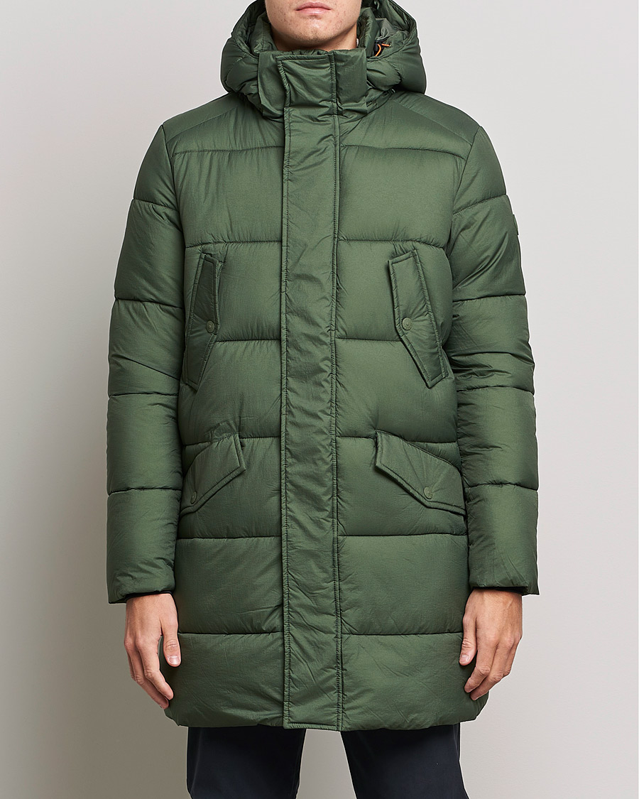 Herren | Kleidung | Save The Duck | Jeremy Crinkle Nylon Parka Thyme Green