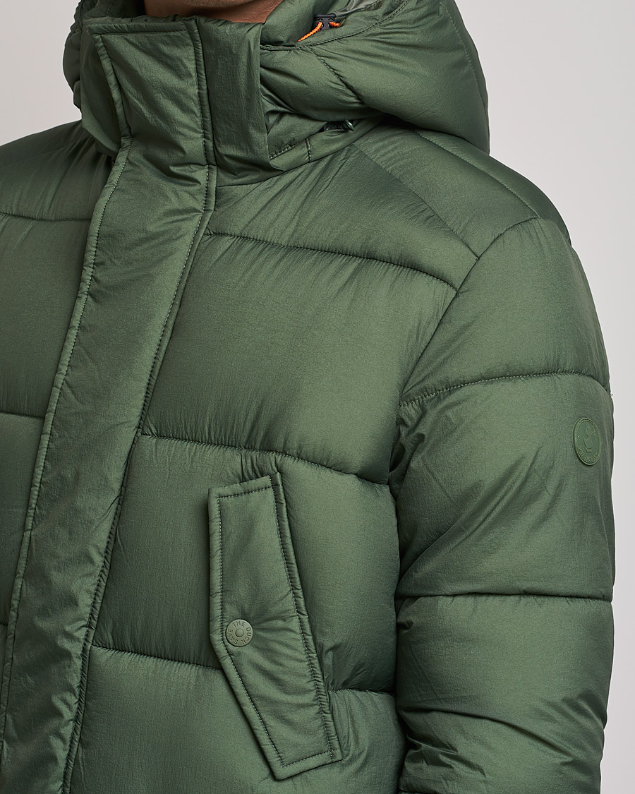 Herren | Jacken | Save The Duck | Jeremy Crinkle Nylon Parka Thyme Green