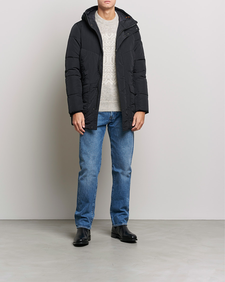 Herren | Jacken | Save The Duck | Elvis Crinkle Nylon Parka Black