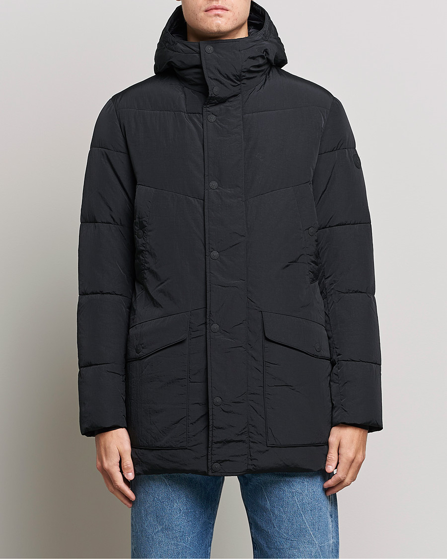 Herren | Jacken | Save The Duck | Elvis Crinkle Nylon Parka Black
