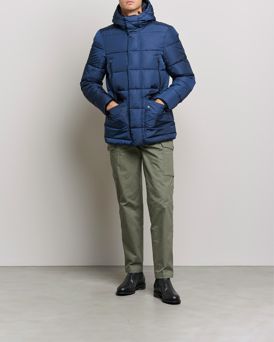 Herren |  | Save The Duck | Cliff Padded Down Jacket Navy Blue