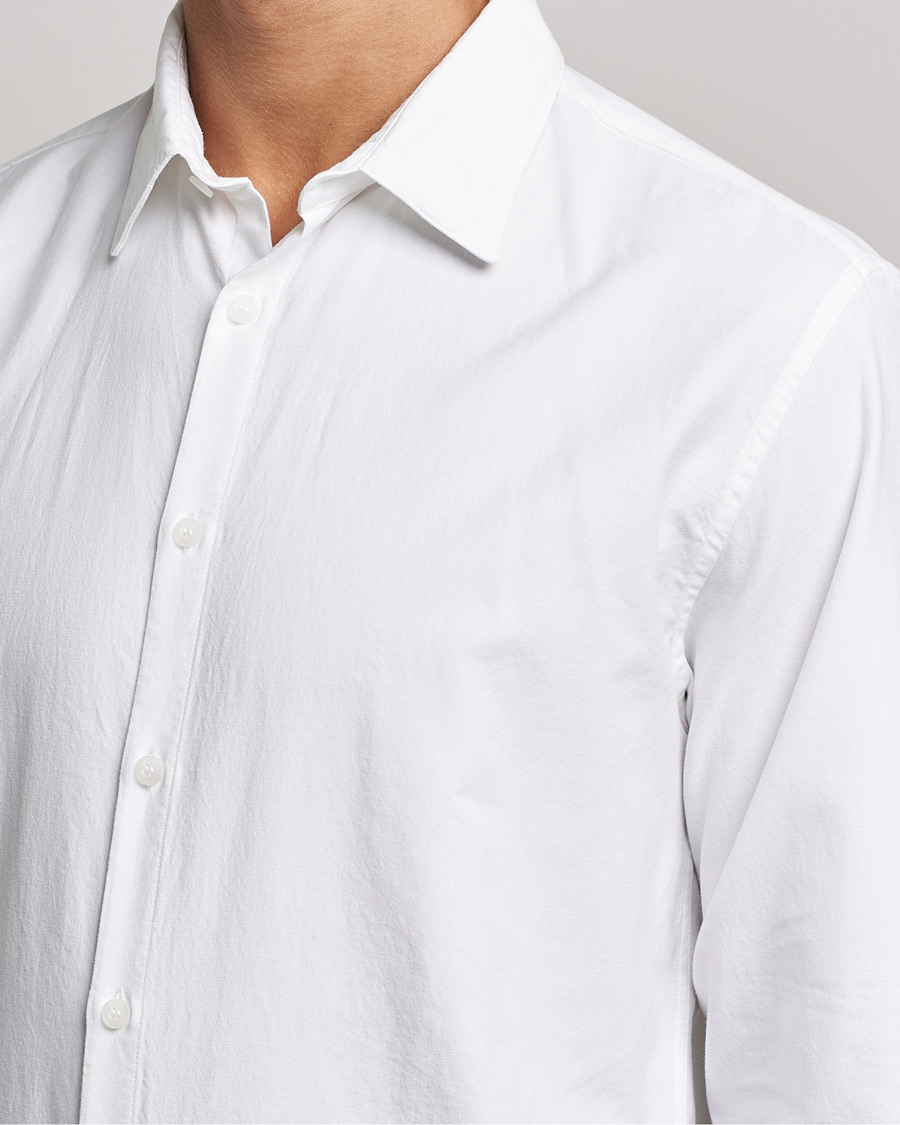 Herren | Hemden | Sunspel | Casual Oxford Shirt White