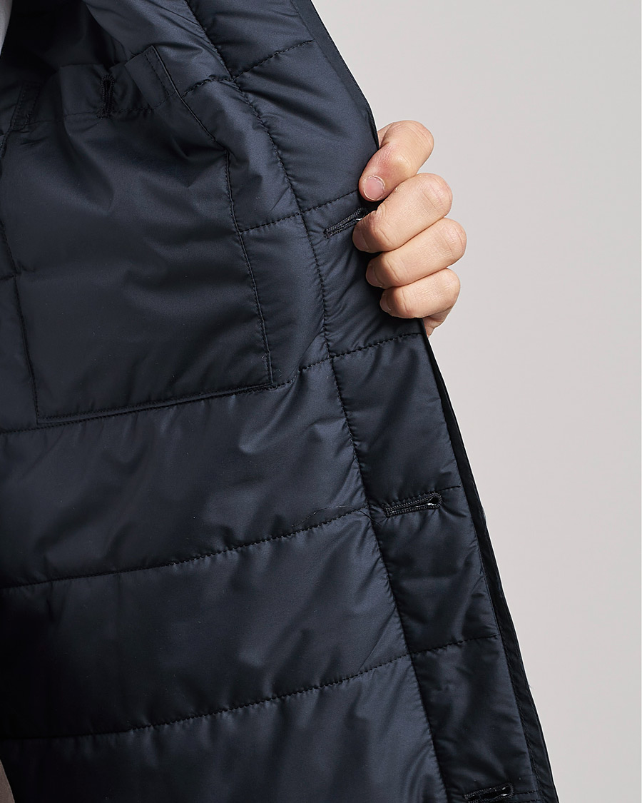 Herren | Jacken | Sunspel | Recycled Polyester Padded Coat Navy