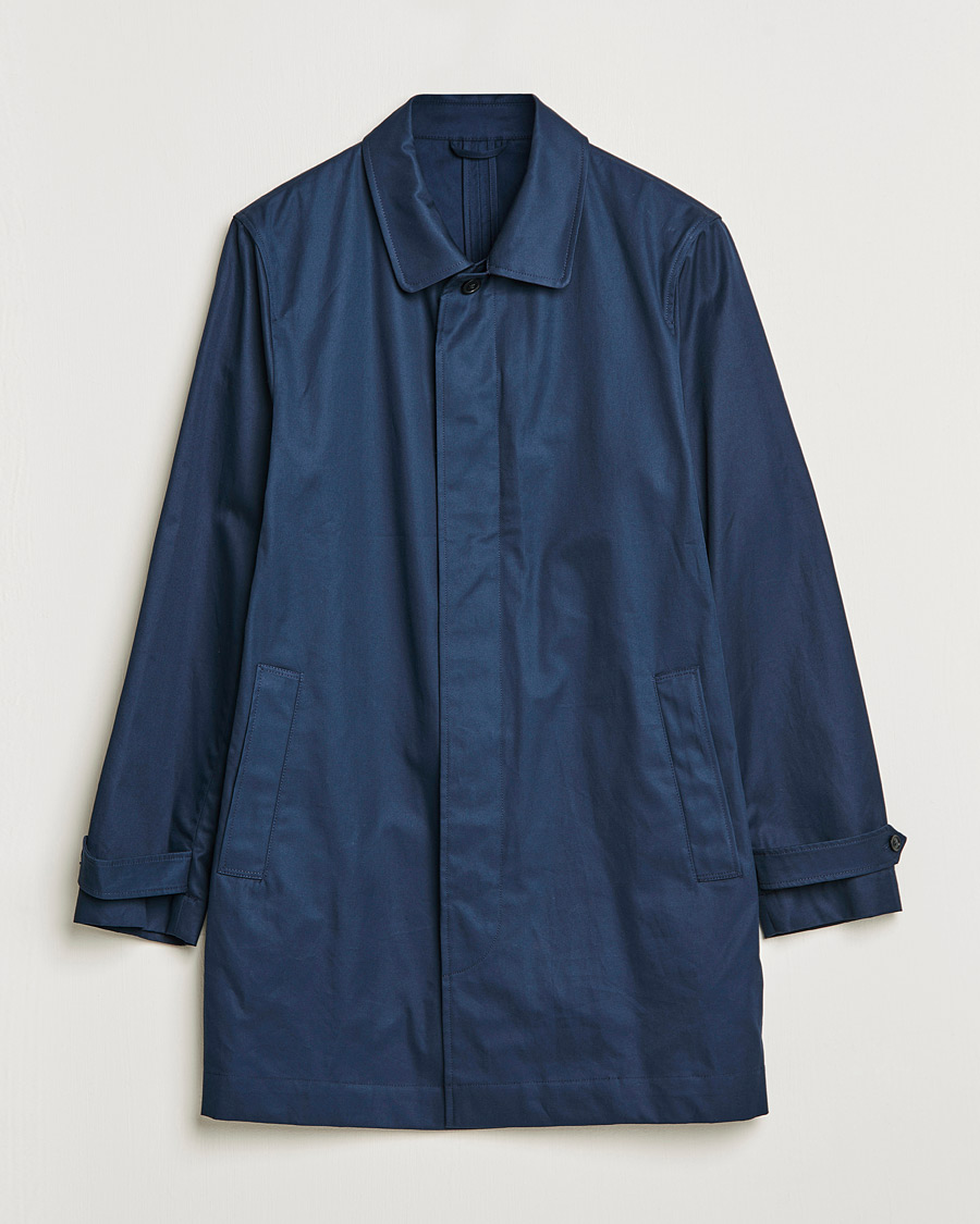 Herren | Jacken | Sunspel | Paul Weller Technical Cotton Mac Night Sky