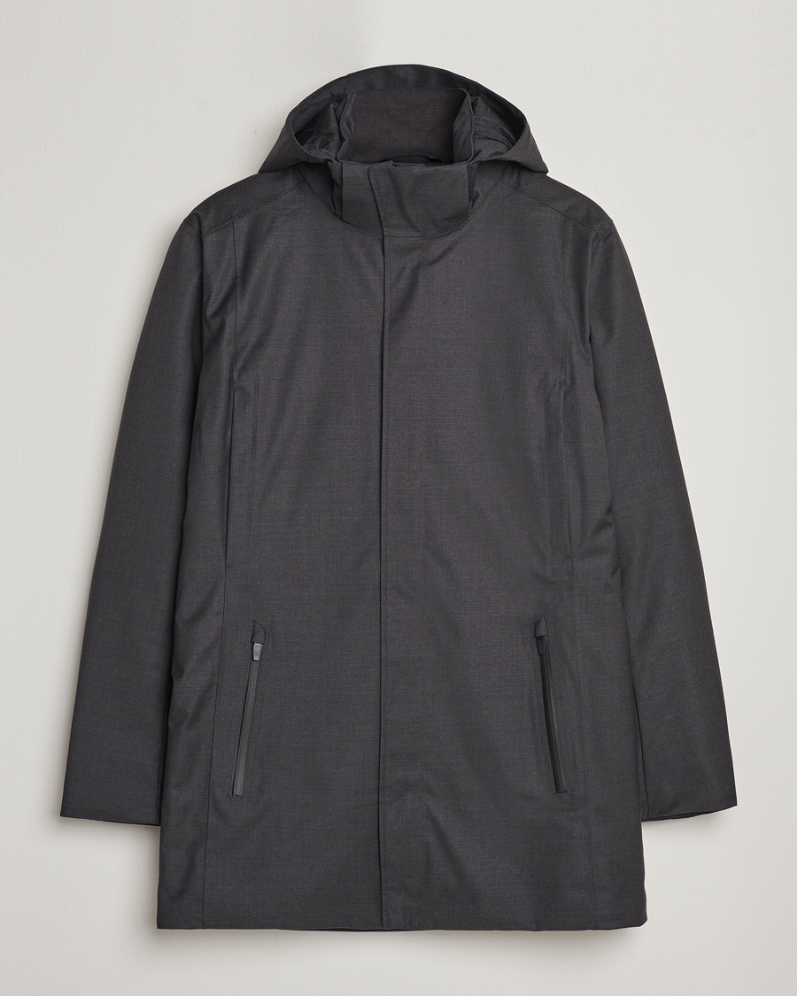 Herren | Jacken | UBR | Regulator Parka Savile Grey Wool