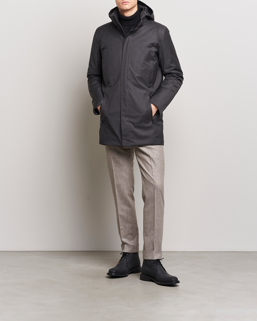 Herren | Jacken | UBR | Regulator Parka Savile Grey Wool