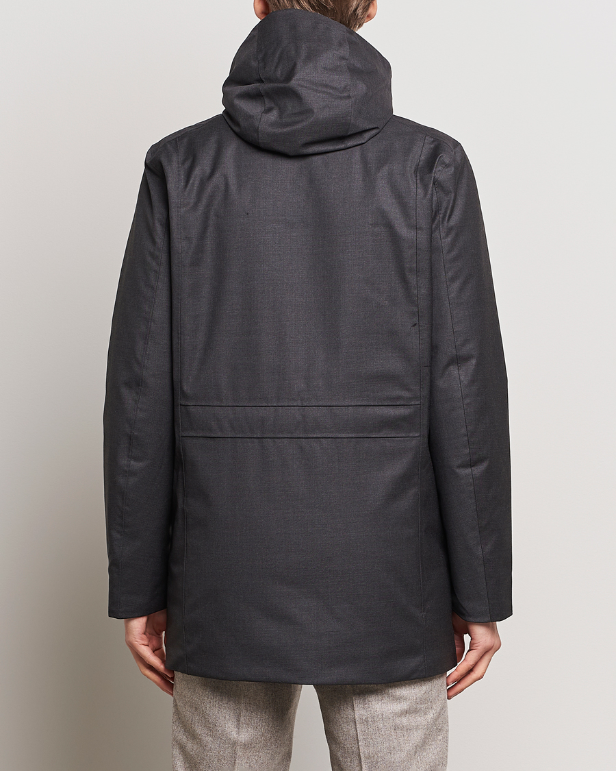 Herren | Jacken | UBR | Regulator Parka Savile Grey Wool
