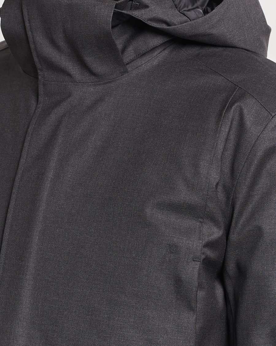 Herren | Jacken | UBR | Regulator Parka Savile Grey Wool