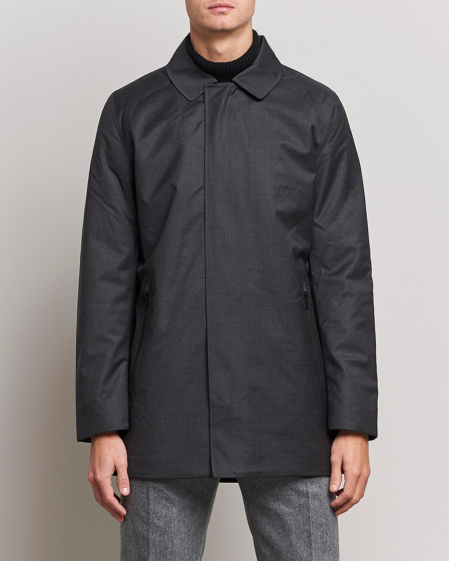 Herren | Jacken | UBR | Regulator Coat Savile Grey Wool