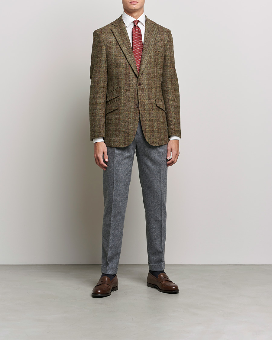 Herren | Sakkos | Walker Slater | Edward Wool Donegal Blazer Green