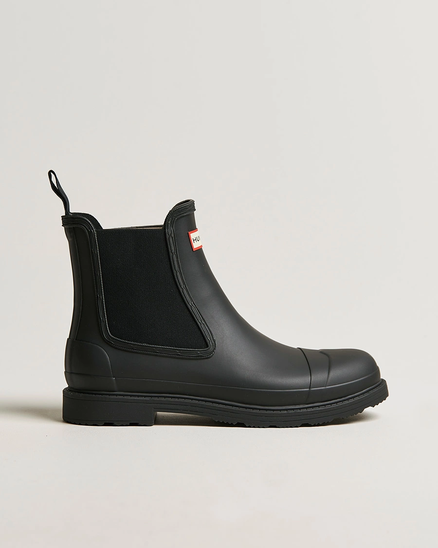 Herren | Galoschen & Gummistiefel | Hunter Boots | Commando Chelsea Boot Black