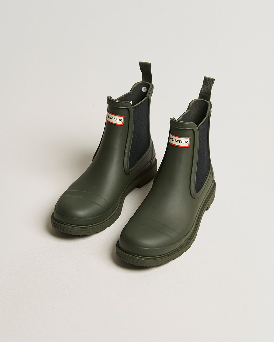 Herren | Hunter Boots Commando Chelsea Boot Dark Olive | Hunter Boots | Commando Chelsea Boot Dark Olive