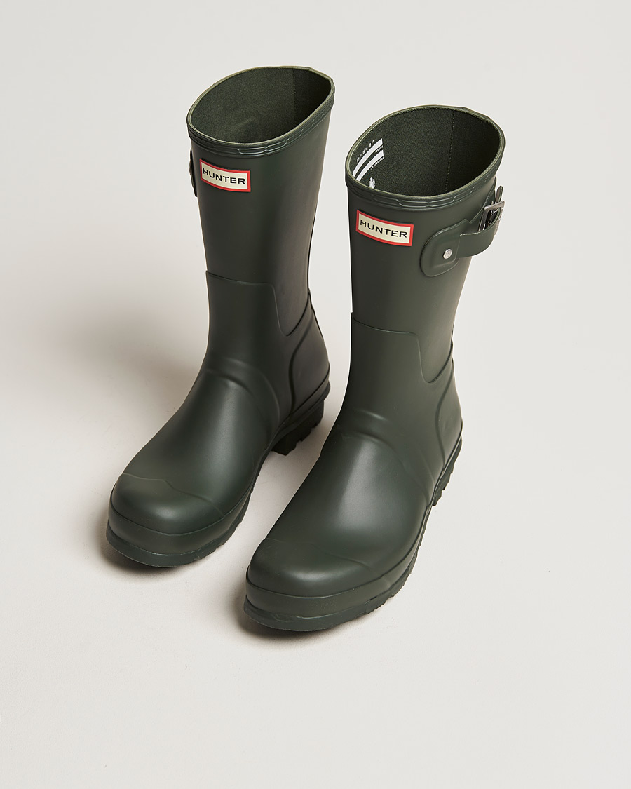 Herre | Galocher & Gummistøvler | Hunter Boots | Original Short Boot Dark Olive