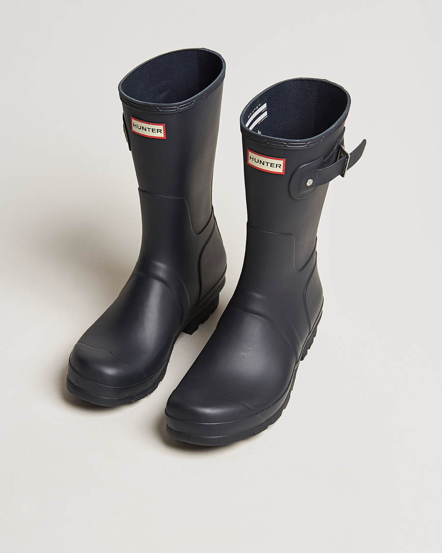 Men |  | Hunter Boots | Original Short Boot Navy