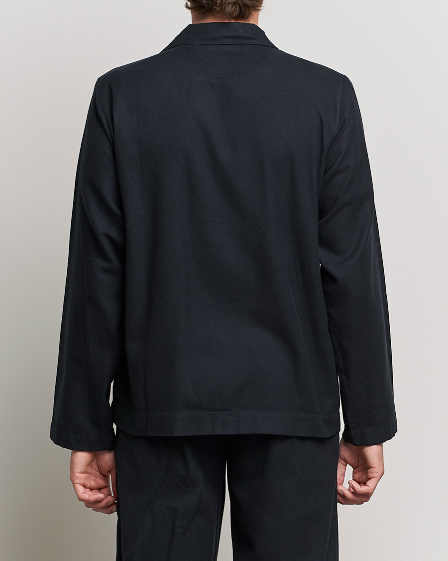 Herren | Schlafanzüge & Bademäntel | Tekla | Flannel Pyjama Shirt Lucid Black
