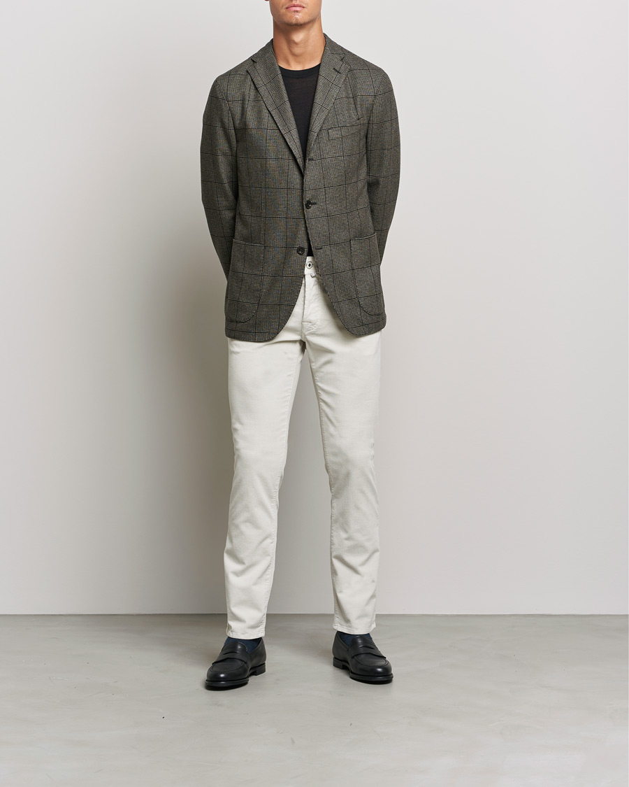 Herren | 5-Pocket-Hosen  | Jacob Cohën | Bard 5-Pocket Corduroy Trousers Off White
