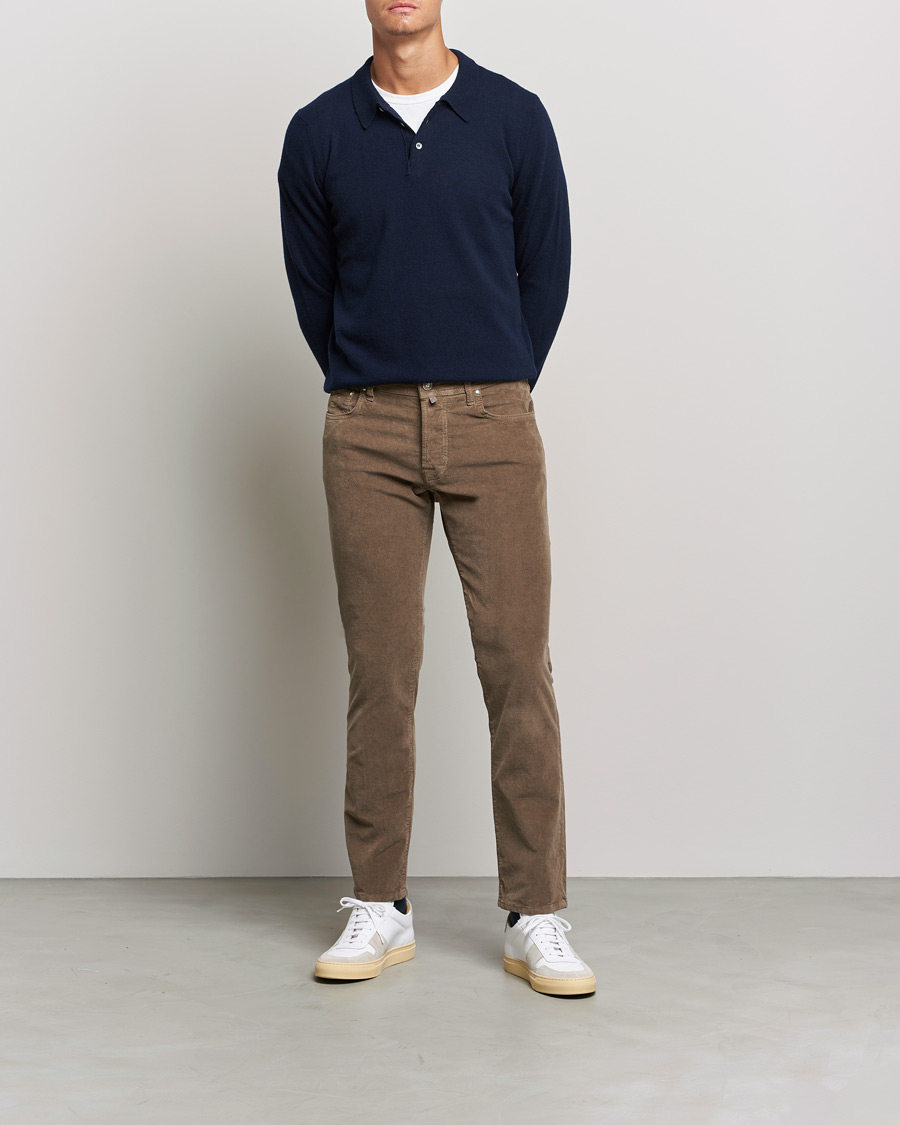 Herren | 5-Pocket-Hosen  | Jacob Cohën | Bard 5-Pocket Corduroy Trousers Taupe