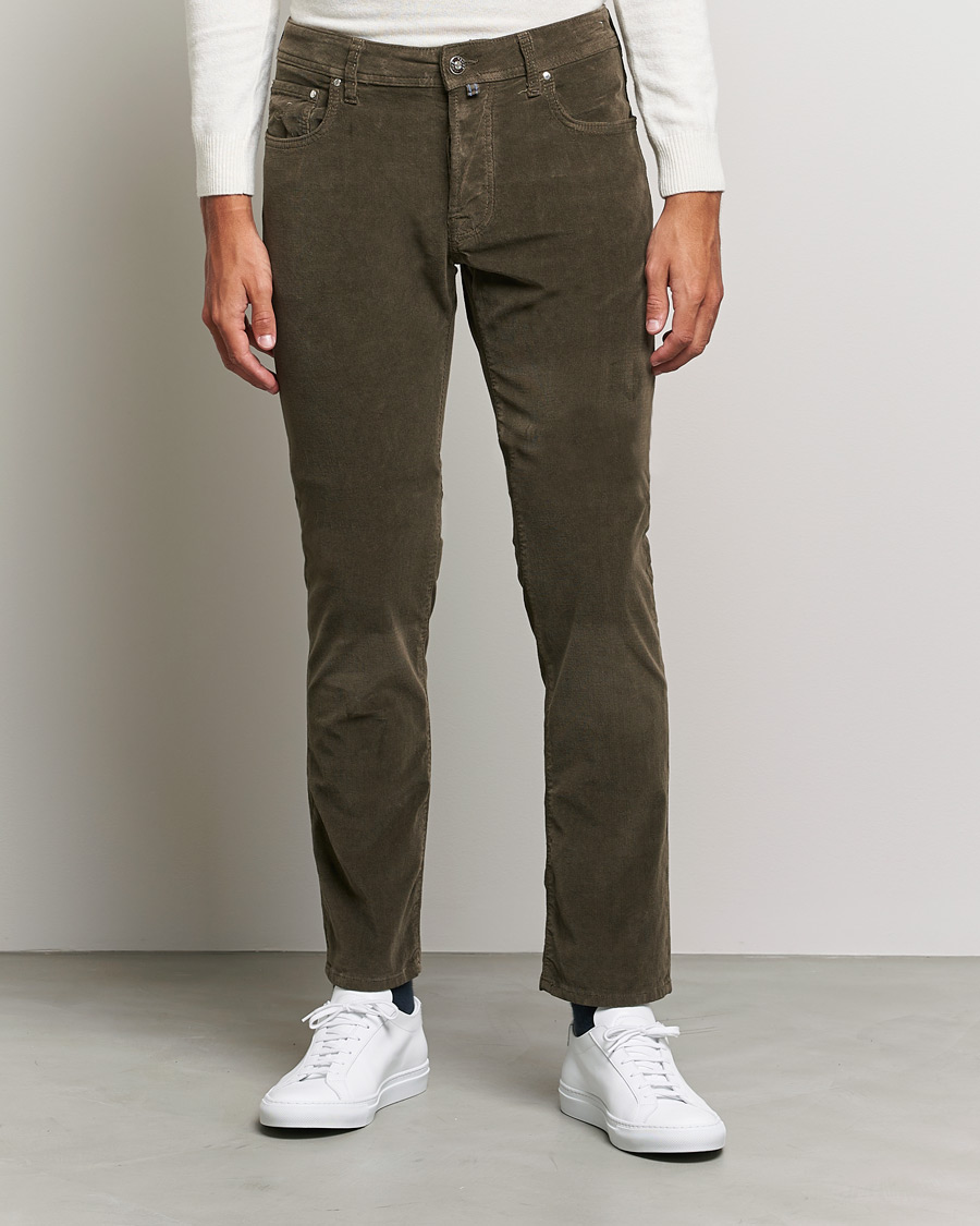 Herren | Hosen | Jacob Cohën | Bard 5-Pocket Corduroy Trousers Brown