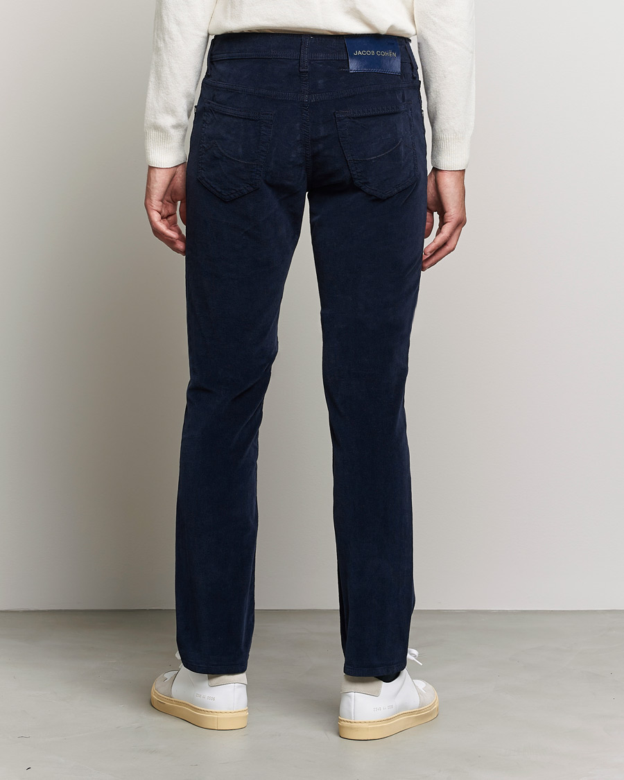 Herren | Hosen | Jacob Cohën | Bard 5-Pocket Corduroy Trousers Navy