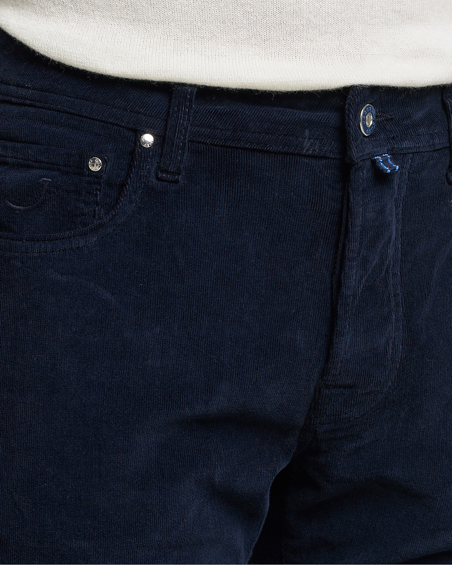 Herren | Hosen | Jacob Cohën | Bard 5-Pocket Corduroy Trousers Navy
