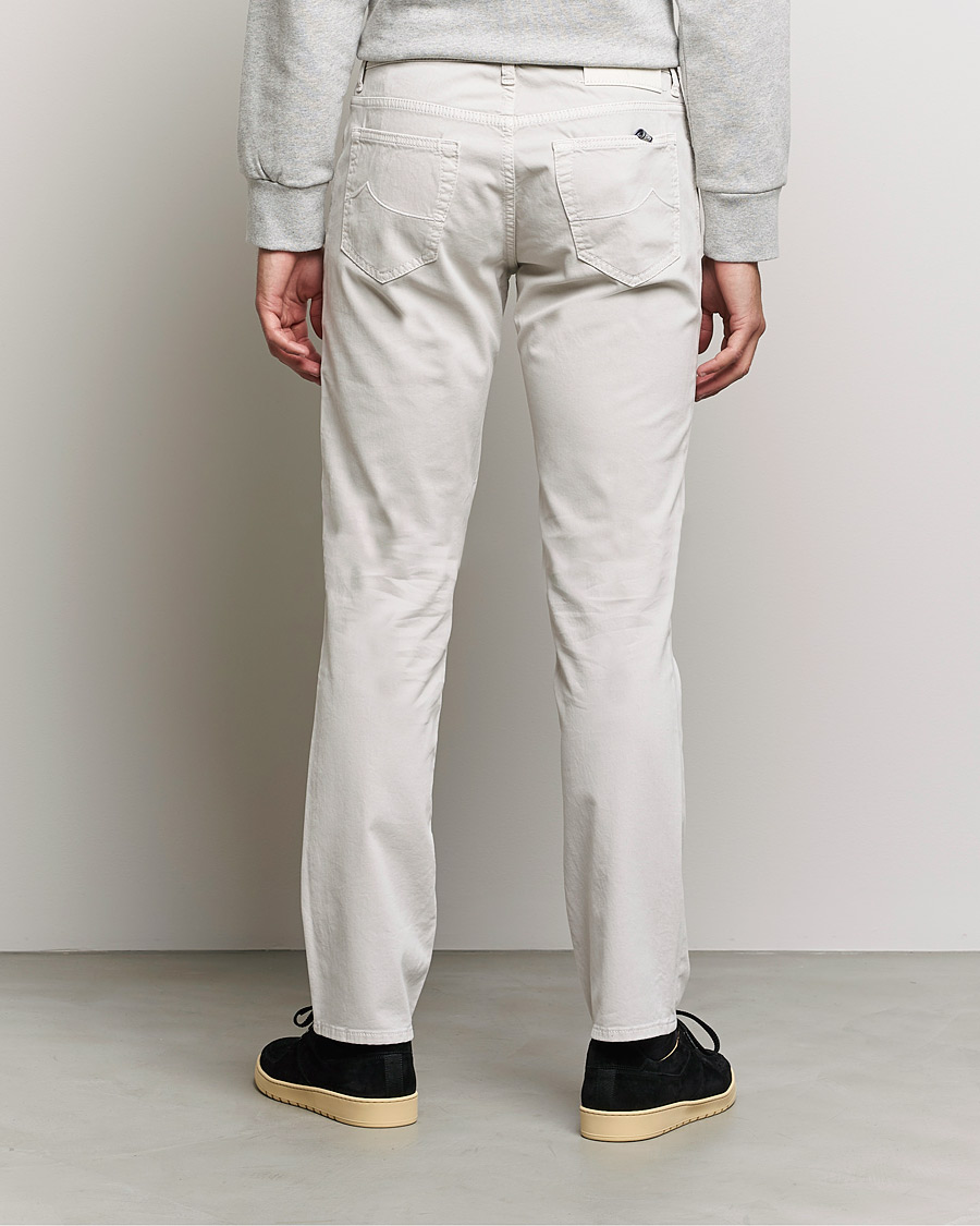 Herren | Hosen | Jacob Cohën | Bard 5-Pocket Cotton Trousers Off White