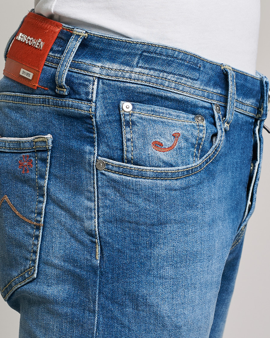 Herren | Jeans | Jacob Cohën | Nick Limited Edition Slim Fit Jeans Light Blue