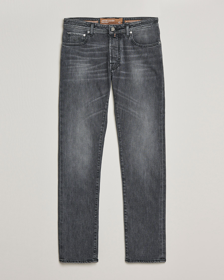 Herren | Jeans | Jacob Cohën | Bard Limited Edition Slim Fit Jeans Grey/Black