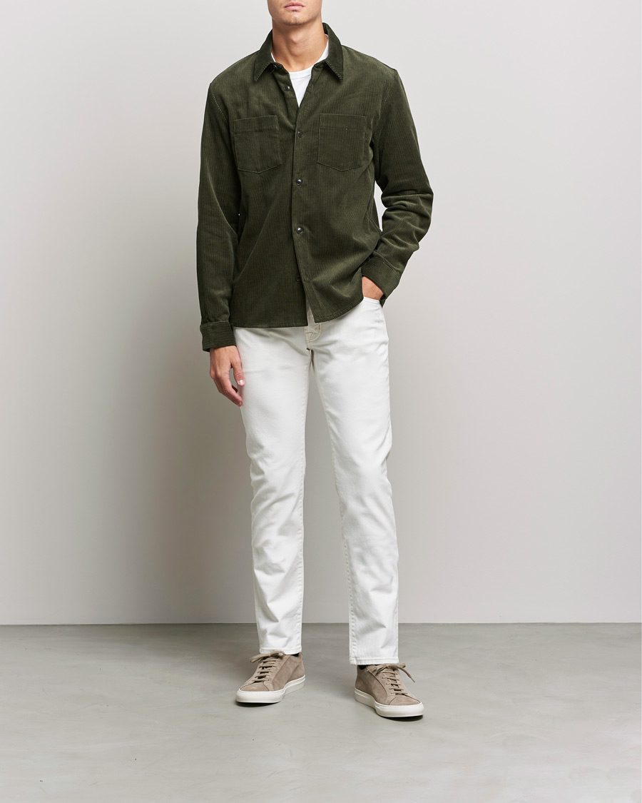 Herren | Jeans | Jacob Cohën | Nick Bio Cotton Slim Fit Jeans Off White