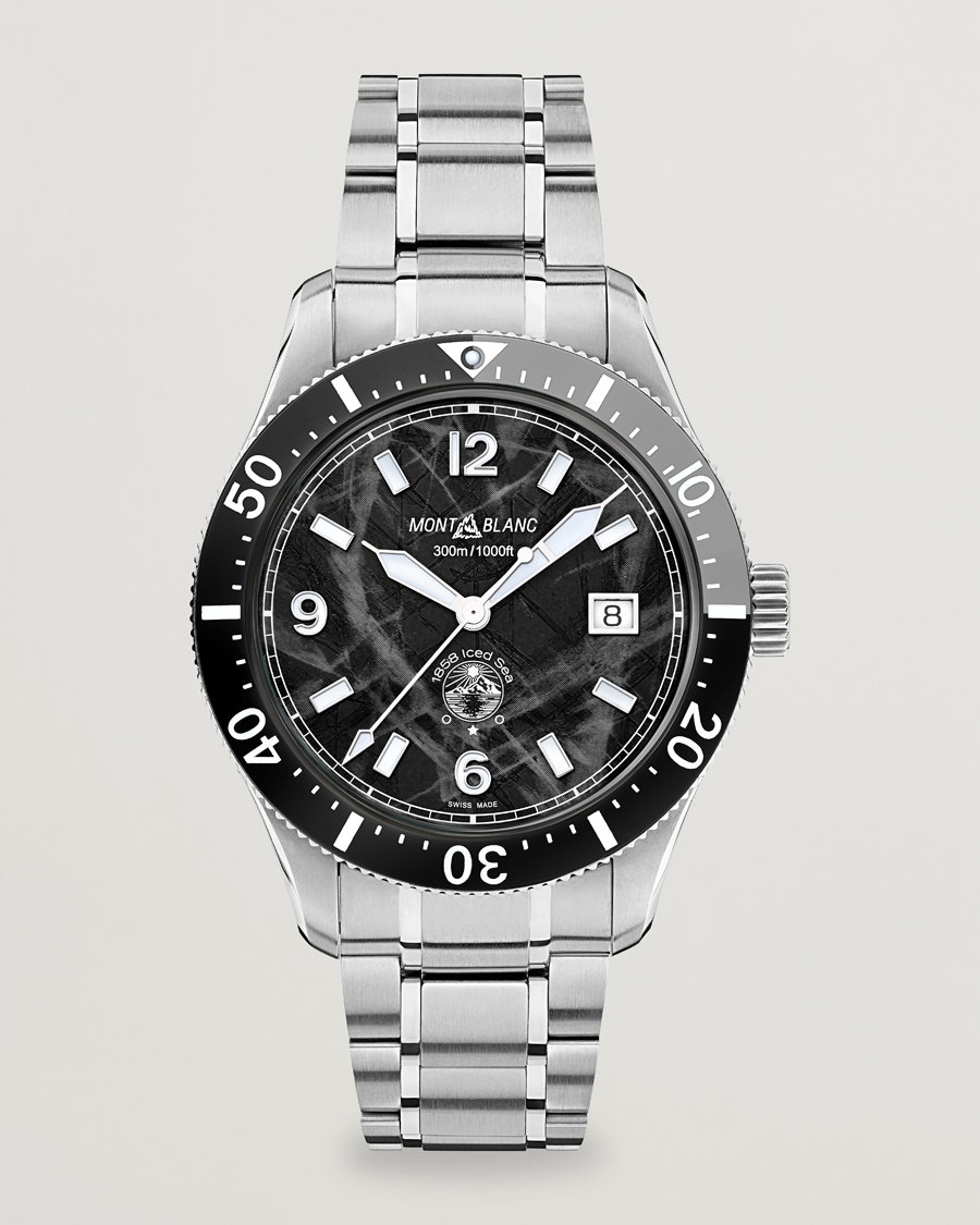 Herren | Montblanc 1858 Iced Sea Automatic 41mm Black | Montblanc | 1858 Iced Sea Automatic 41mm Black