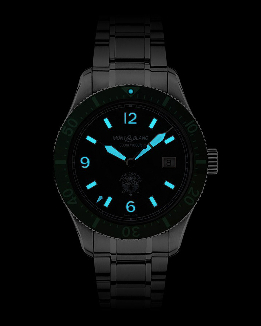 Herren | Montblanc 1858 Iced Sea Automatic 41mm Green | Montblanc | 1858 Iced Sea Automatic 41mm Green