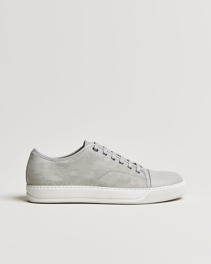 Herren |  | Lanvin | Nappa Cap Toe Sneaker Light Grey