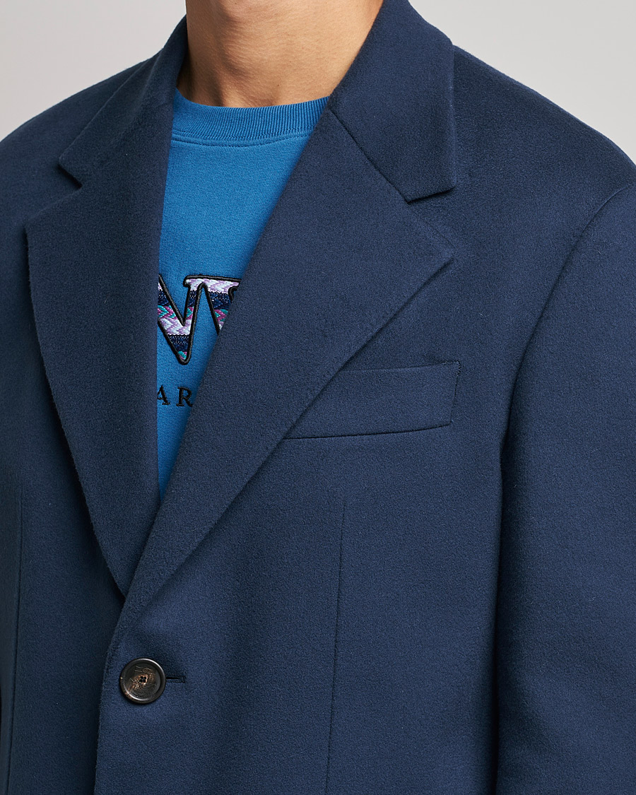 Herren | Jacken | Lanvin | Classic Wool Coat Midnight Blue