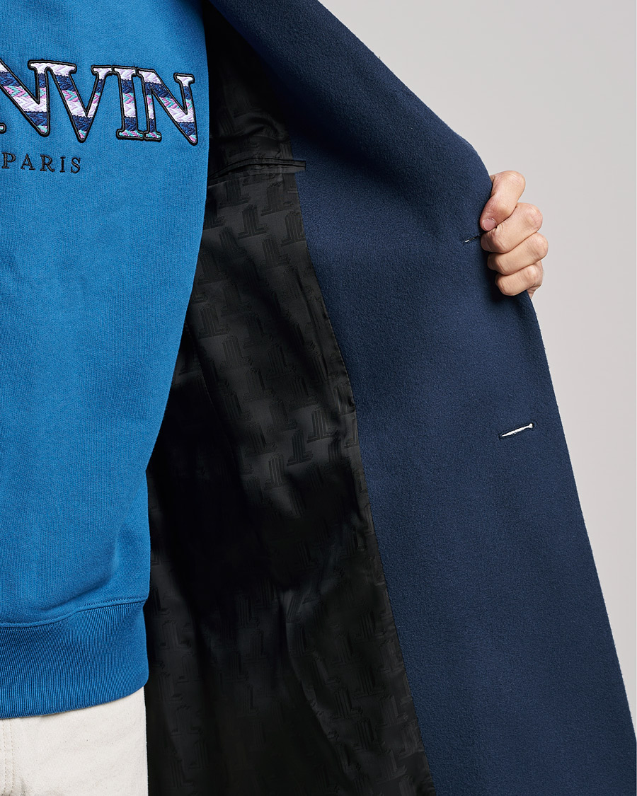 Herren | Jacken | Lanvin | Classic Wool Coat Midnight Blue