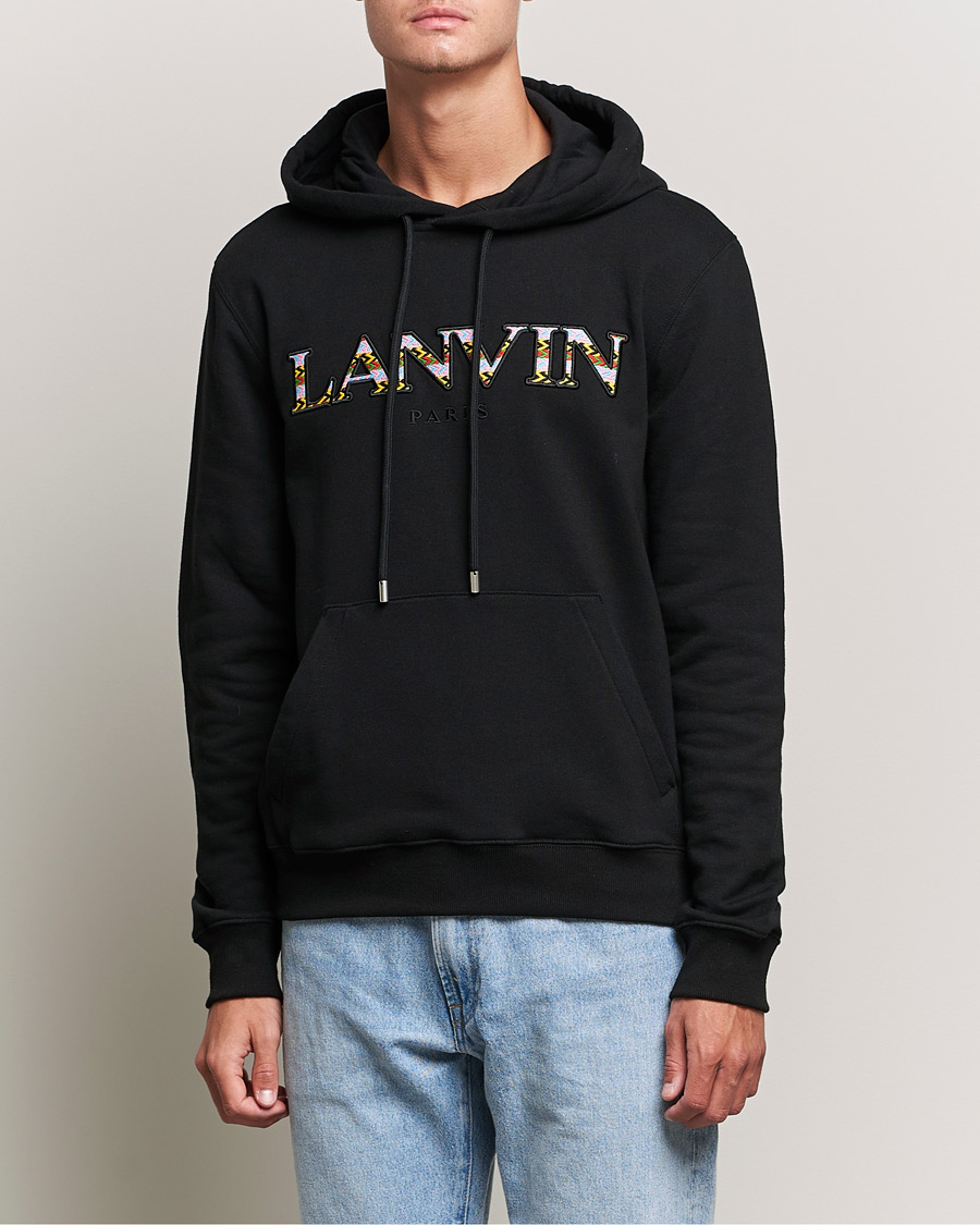 Herren |  | Lanvin | Curb Logo Hoodie Black