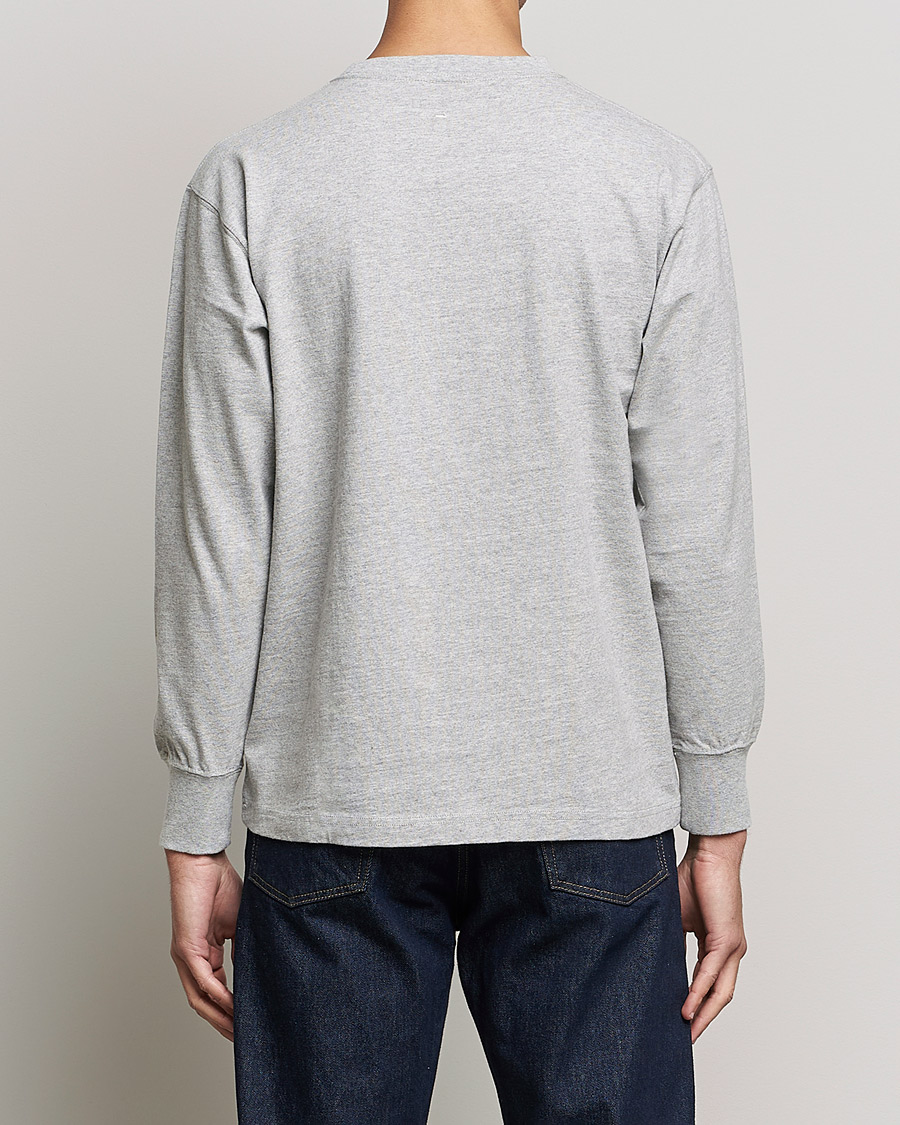 Herren | T-Shirts | Snow Peak | Recycled Cotton Heavy L/S T shirt Medium Grey
