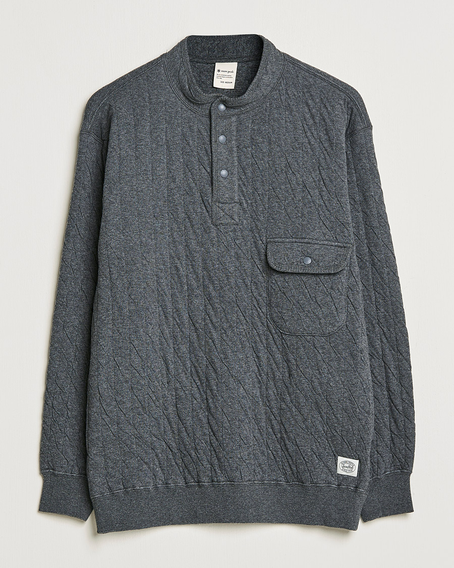 Herren | Pullover | Snow Peak | Natural Warm Stretch Pullover Medium Grey