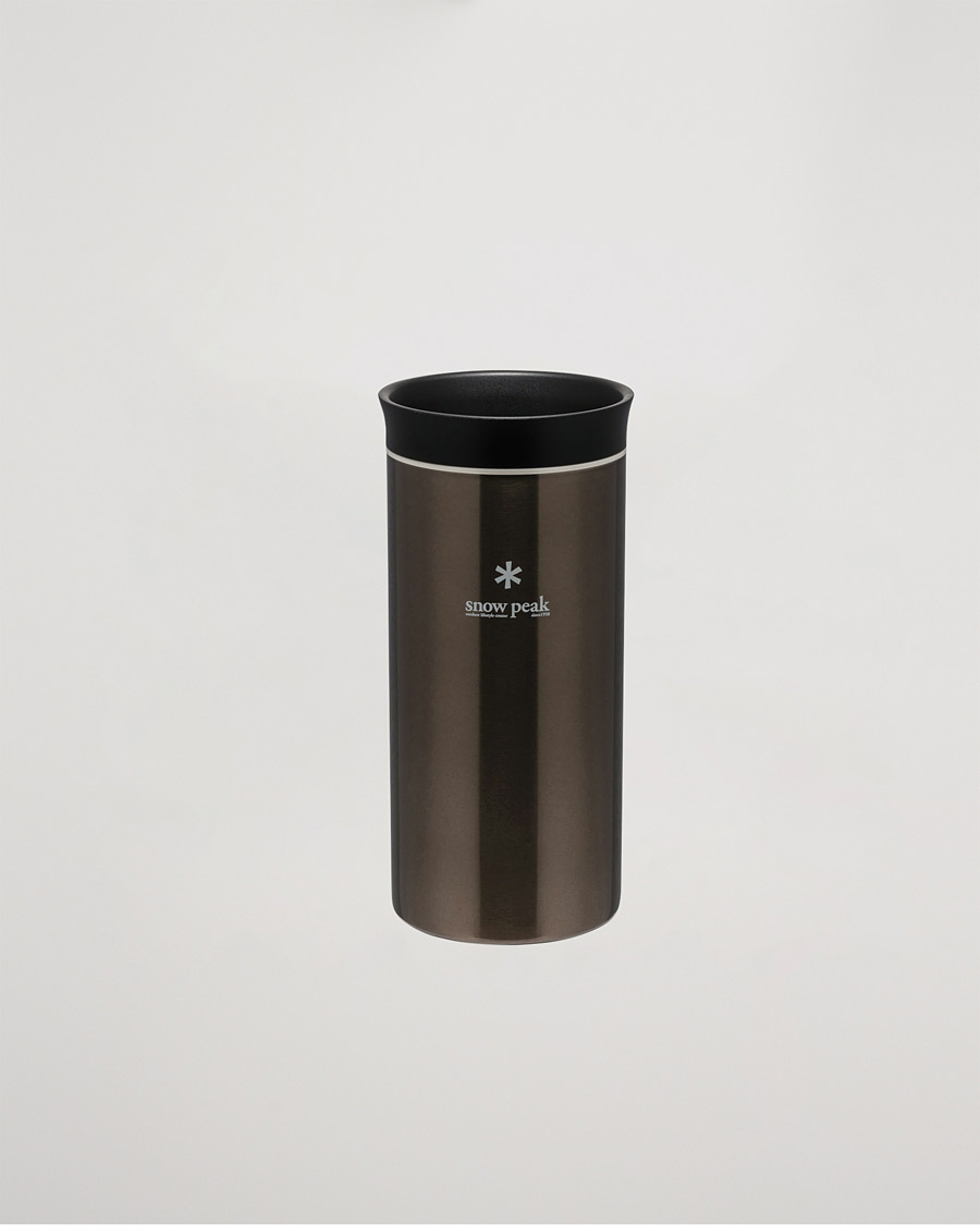 Herren | Outdoor living | Snow Peak | Kanpai Thermal Bottle Dark Silver