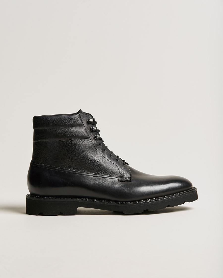 Herren |  | John Lobb | Adler Leather Boot Black Calf