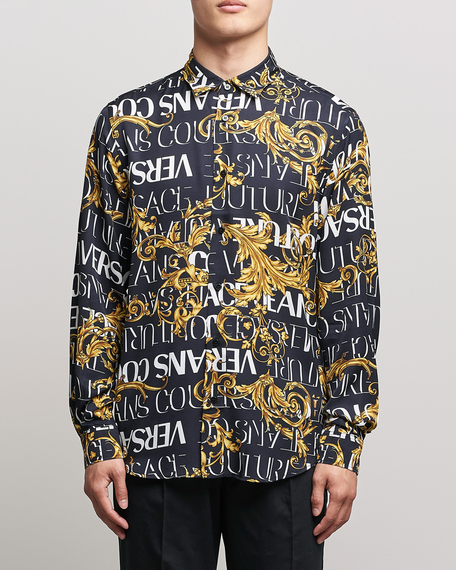 Herren | Hemden | Versace Jeans Couture | Logo Baroque Shirt Black