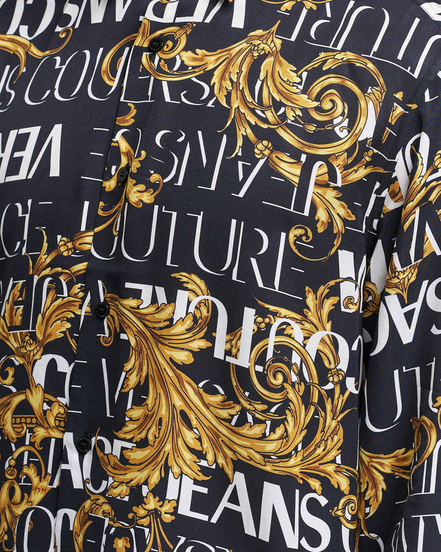 Herren | Hemden | Versace Jeans Couture | Logo Baroque Shirt Black