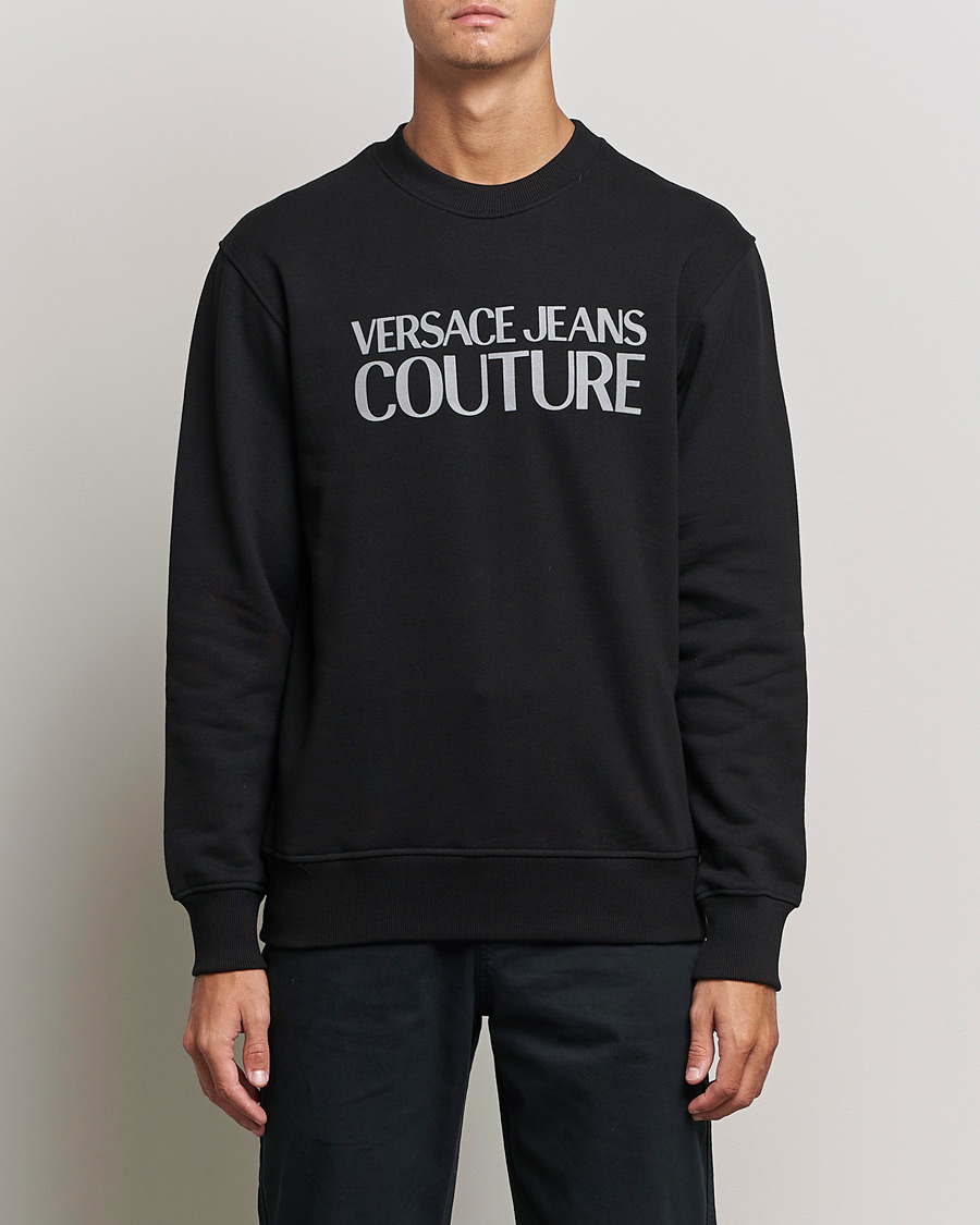 Herren |  | Versace Jeans Couture | Logo Sweatshirt Black/Silver