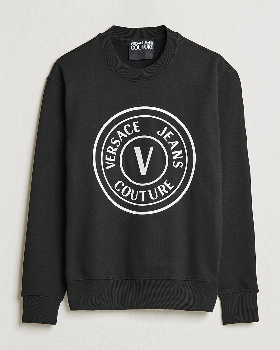 Herren |  | Versace Jeans Couture | Big V Emblem Sweatshirt Black