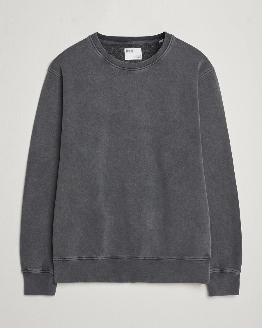 Herren | Pullover | Colorful Standard | Classic Organic Crew Neck Sweat Faded Black