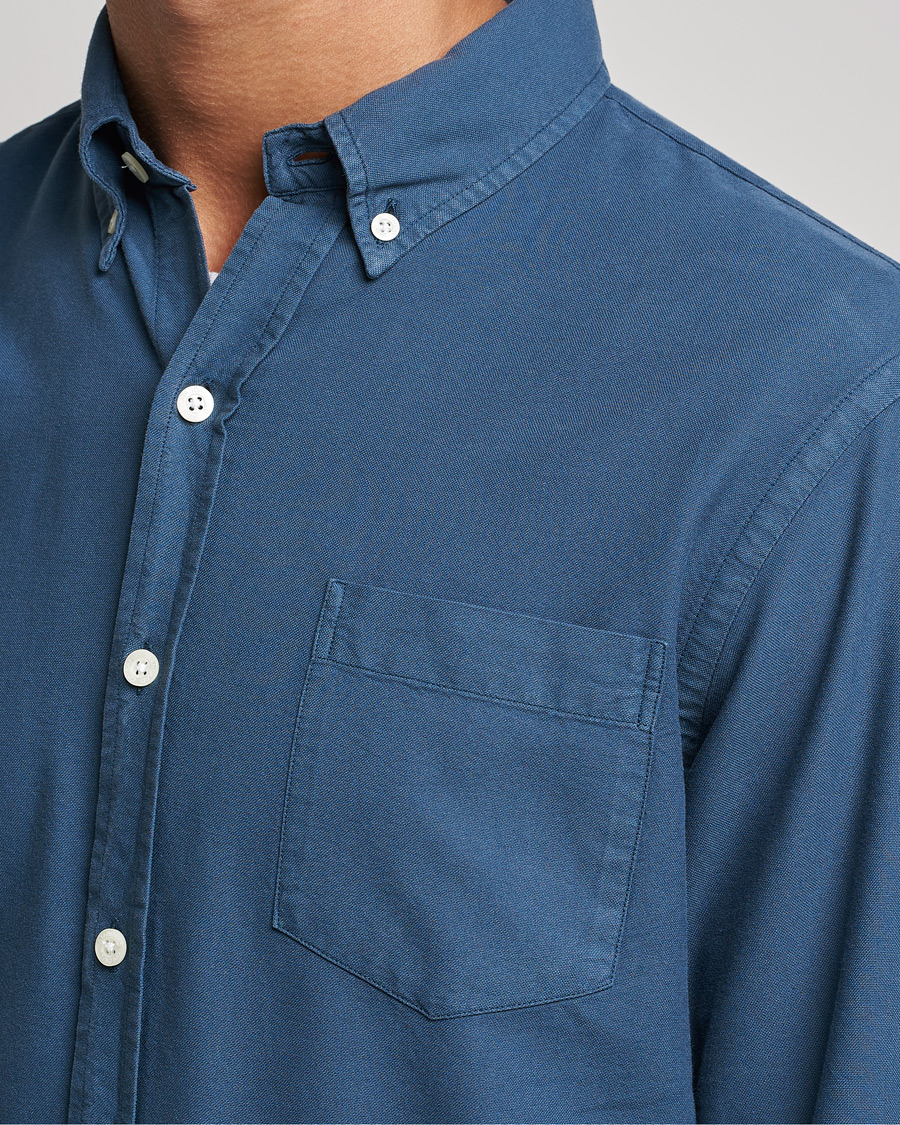 Herren | Hemden | Colorful Standard | Classic Organic Oxford Button Down Shirt Petrol Blue