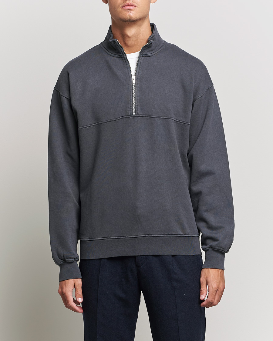 Herren | Half-zip | Colorful Standard | Classic Organic Half-Zip Lava Grey